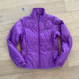 Patagonia Nano Puffer Quilt Jacket Womens Size xs Purple Insulated